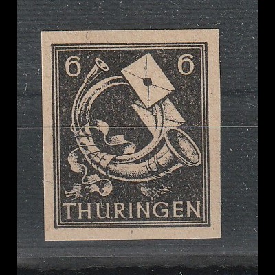 Thüringen Nr. 95P (Probedruck); Fotoattest Dr. Jasch