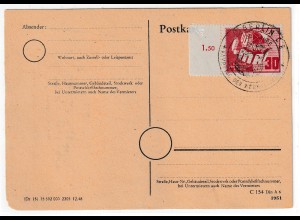 DDR-FDC: 1. Mai 1950,geprüft Mayer
