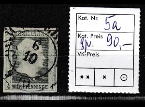 Preußen: Nr. 5 a, zentrisch gestempelt "Magdeburg"