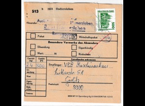 5 DM "Deutsche Post" EF - bedarfsmäßige Verwendung