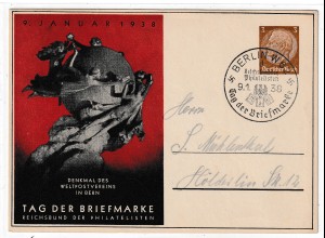 Privatganzsache Tag der Briefmarke 1938