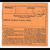 Dt. Reich 1925: 80 Pfg. Stephan auf Paketkarte