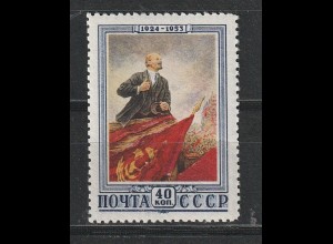 SU. Todestag Lenin (1952), postfrisch ** (MNH)