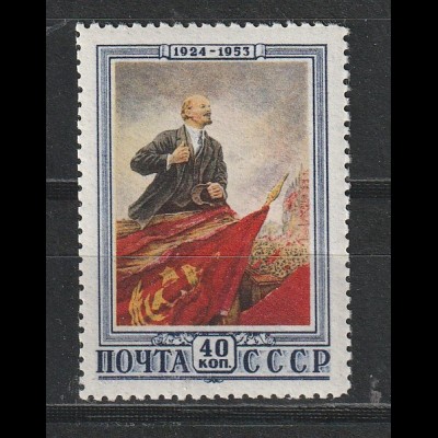 SU. Todestag Lenin (1952), postfrisch ** (MNH)