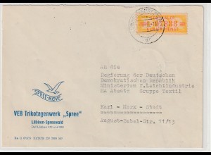 DDR: ZKD-Brief mit Nr. 17 C