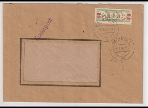 DDR, ZKD-Brief mit EF 31a I L