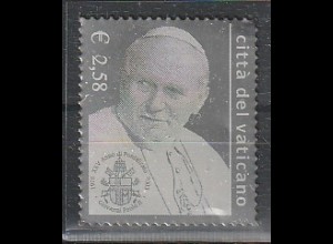 Polen: Papst Paul II - Silbermarke - postfrisch