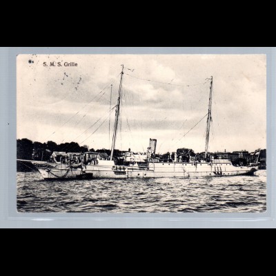 Marine-Schiffspost Nr. 209, als Feldpostkarte 