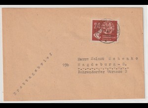 DDR: FDC Volkswahlen 1950, Attest Paul