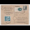 DDR, Ausland-Karte 1950 mit guter Frankatur 