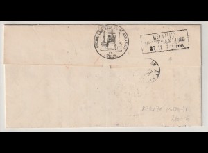 Preußen 1859, seltener Stempel "Moabit Briefsamlung"