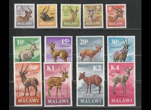 Malawi Wildtiere, ** (MNH)