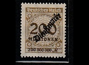 Dt. Reich Dienstmarke D 83 in b-Farbe, ** (MNH), Befund Winkler