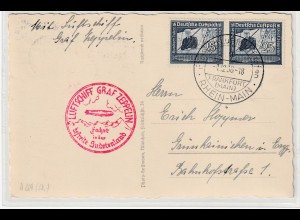 Zeppelin: Fahrt ins befreite Sudetenland mit MeF. Nr. 669