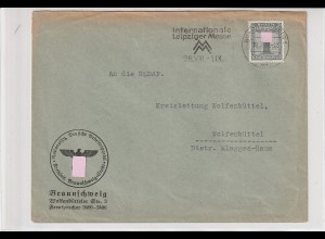 NSDAP-Brief Braunschweig mit EF Nr. 151