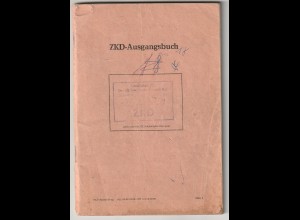 ZKD-Ausgangsbuch der Ges. f. Dt.-Sow. Freundschaft