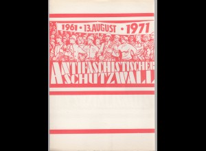 DDR-Gedenkblatt 10 Jahre Antifasch. Schutzwall