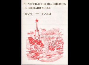 DDR-Gedenkblatt Richard Sorge