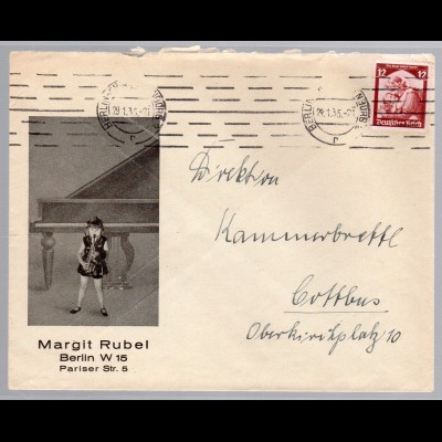 Werbeumschlag: Margit Rubel Berlin, Künstlerin