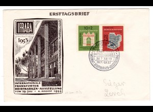 Ersttagsbrief Ifraba 1953 
