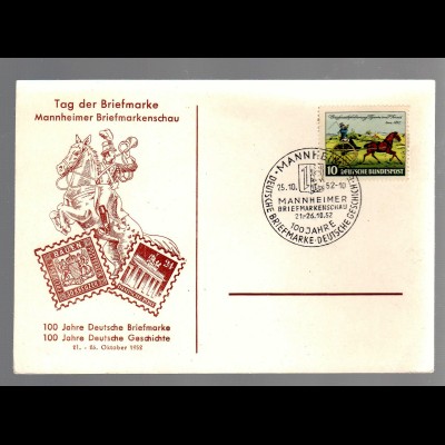 FDC: Tag der Briefmarke 1952