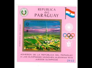 Paraguay (München 1976) Block 142, postfrisch
