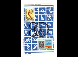 Bolivien Olymp. Spiele Moskau 1980, Block 100, postfrisch 