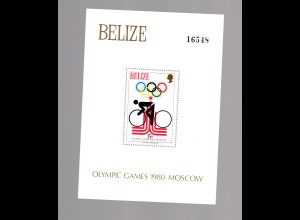 Belize (Moskau1980) Block 11 gez., postfrisch