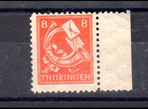 SBZ-Thüringen Mi.-Nr. 96 AY yy, postfrisch, sign.StröhBPP.