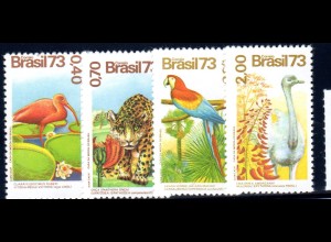Brasilien Vogelsatz Mi.-Nr 1415-18, postfrisch
