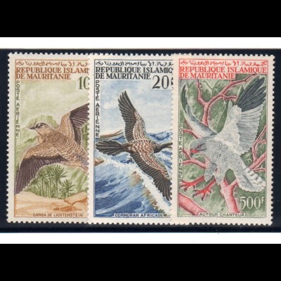 Vogelsatz Mauretanien Mi.-Nr 223-5, postfrisch