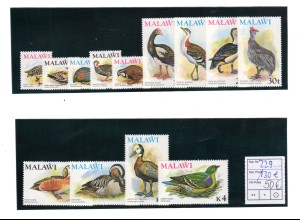 Vogelsatz Malawi Mi.-Nr 229, postfrisch
