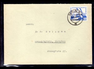 DDR, Ausland-Brief mit EF. Mi.-Nr. 283 (Messe